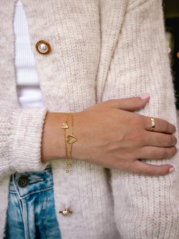 Matching Hearts Bracelets